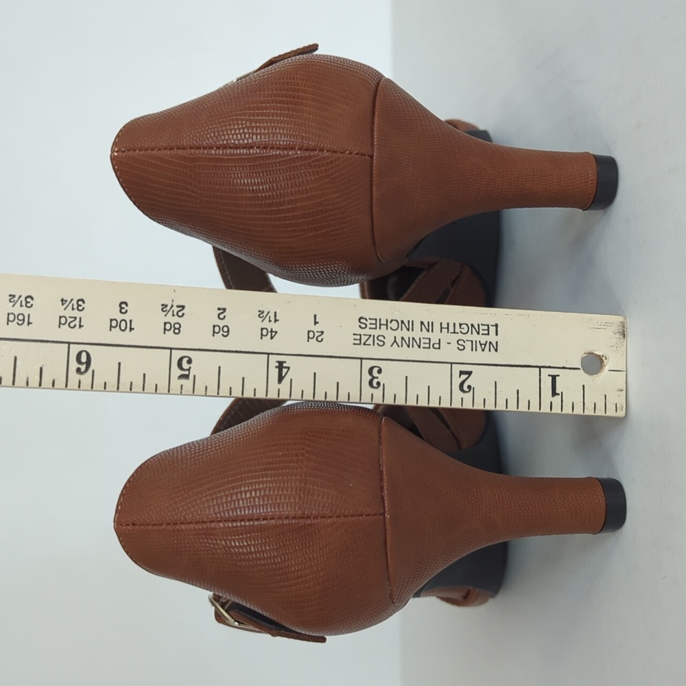 Life Stride Kamala Simply Comfort Faux Leather Pumps 9.5M Brown - Picture 12 of 16